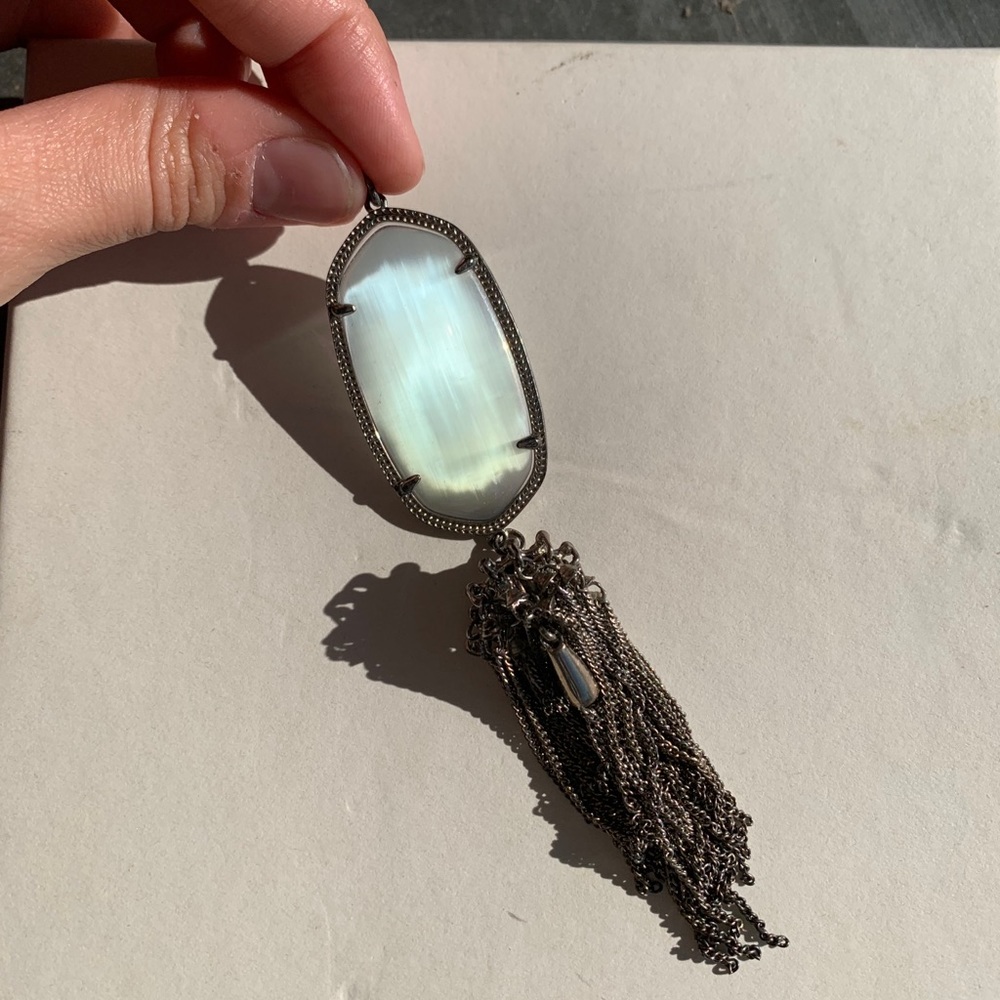 Iridescent Slate Kendra Scott Tassel